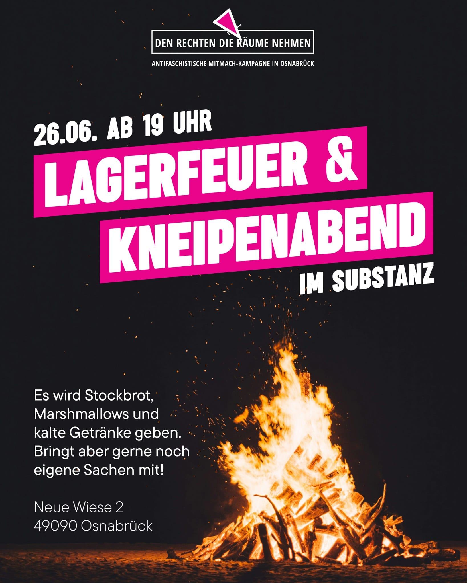 Lagerfeuerabend am SubstAnZ
